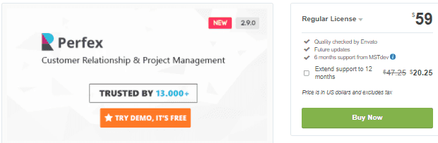[codecanyon] Perfex v2.9.0 Rus - система управления клиентами и проектами (2021)