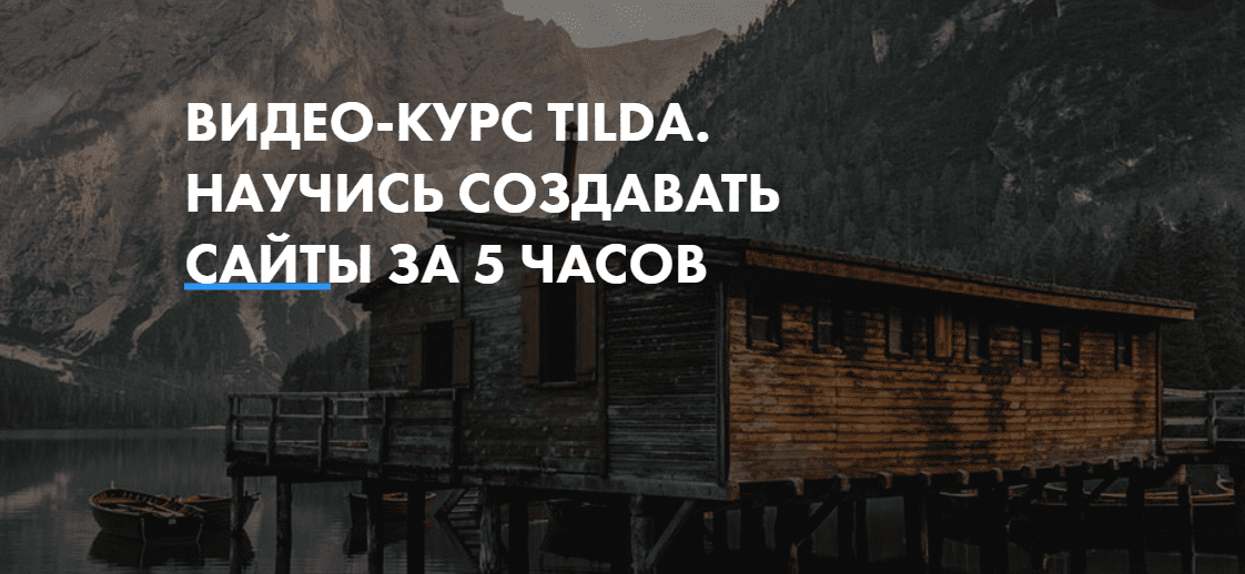 [Макс Куратов] Видеокурс Tilda. Научись создавать сайты за 5 часов. Стартовый [Umapalata]