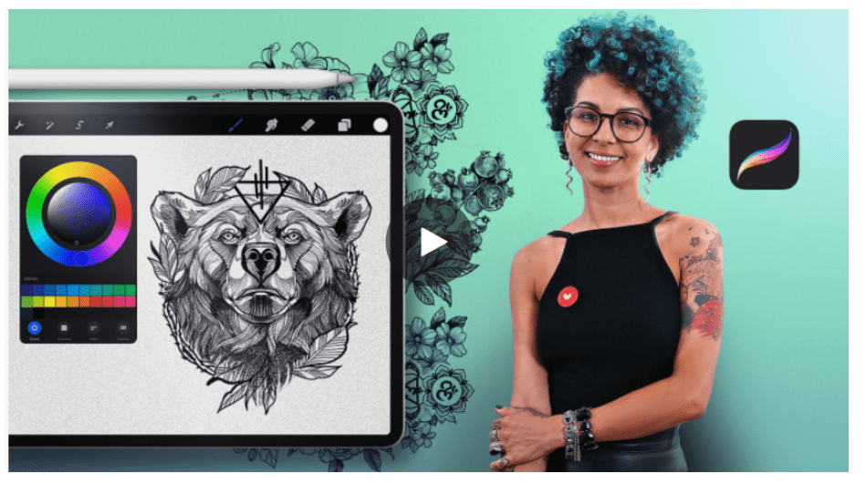 [Domestika] Дизайн и иллюстрация татуировок в Procreate