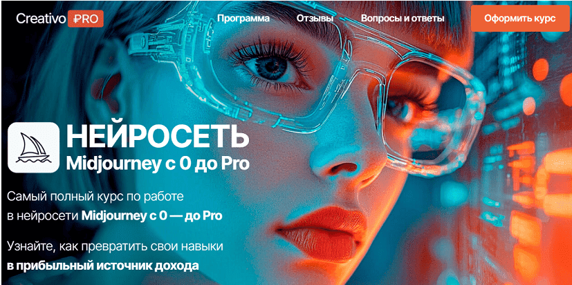 [Оксана Решетнёва] [CreativoPro] Нейросеть Midjourney с 0 до Pro (2025)