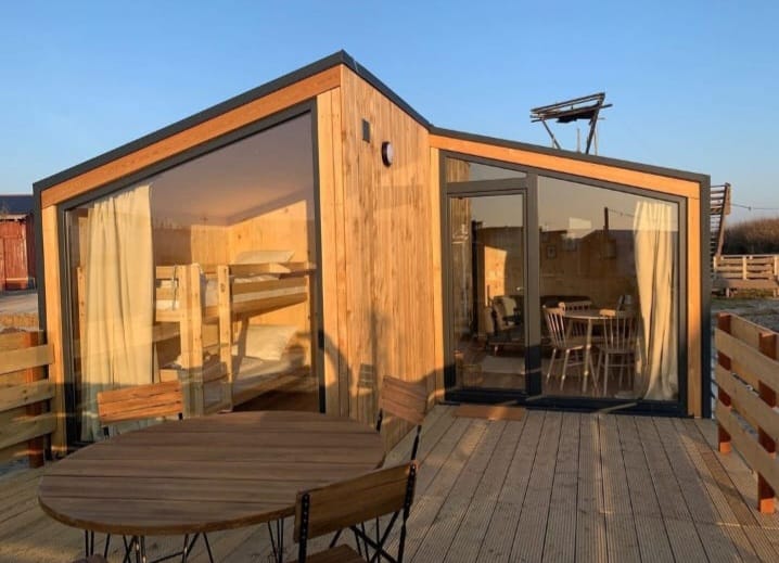 [Виктор Мельник] [Domokea] Проект одноэтажного дома- бани 9,55х6,291 с жилой площадью 34м2 (2024)