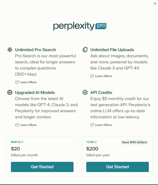 Perplexity: GPT 4, Claude, Mistral, ИИ-поисковик в одном флаконе [№25 на 1 месяц с 05.05.2026] [perplexity.ai]