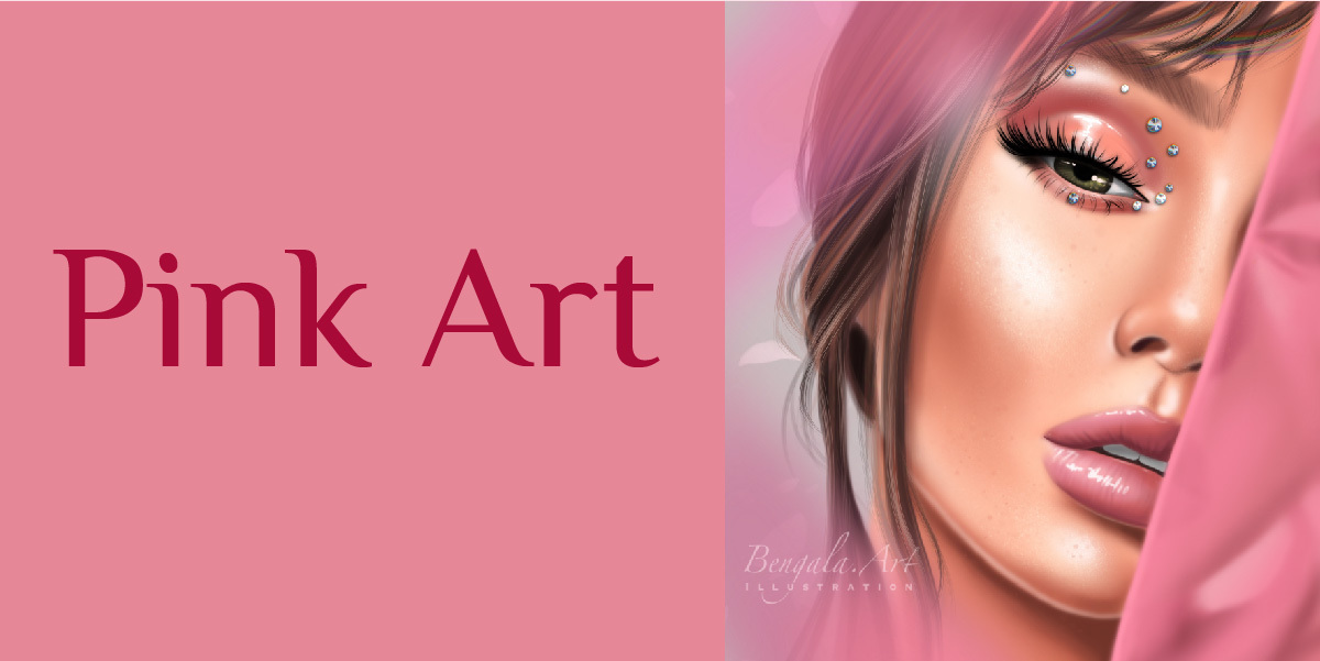 [Ирина Глушкова] [Bengala Art] Мастер-класс в стиле полуреализм Pink Art (2021)