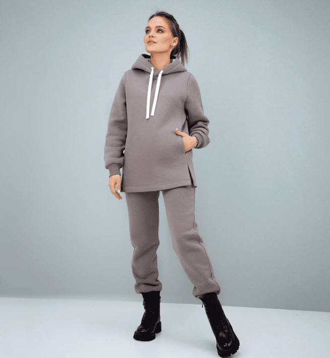[Элина Патыкова] Костюм Начес. Худи + Брюки (Все размеры) (2023)