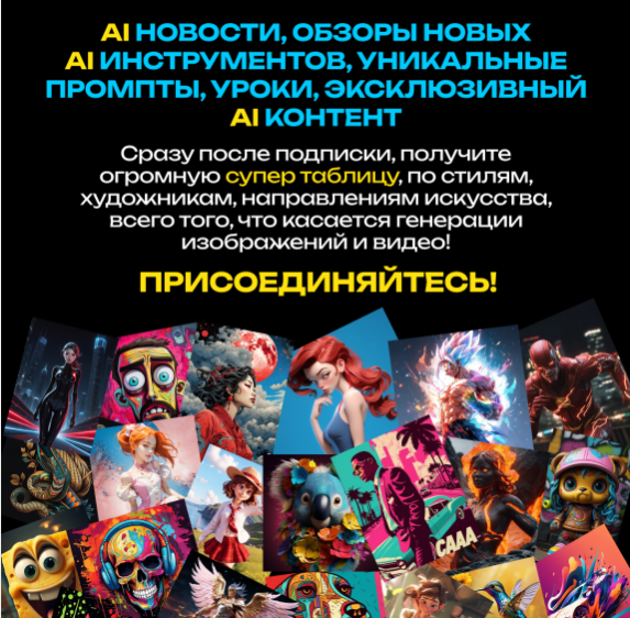 [Neyrograph] Подписка на контент Искусственный интеллект для творчества и заработка. Сентябрь (2025)