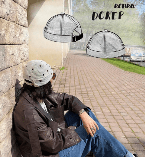 [natalyfox, Наталья Протопопова] Кепка Докер. Размеры 46-61 (2025)