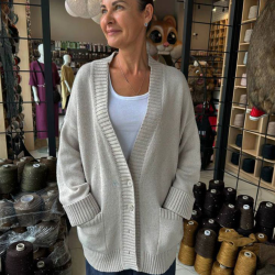 [ДомПряжи.рф] Кардиган Сверчок в кармане (2025)