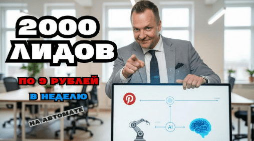 [Дмитрий Попов] [AI Бизнес Стратег] Pinterest на Автопилоте: получайте лиды по 9₽ вместо 400 (2025)