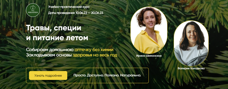 [Ирина Шиманская, Валерия Холодкова] Травы, специи и питание летом (2023)