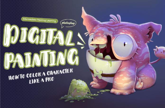 [Wingfox] Цифровая живопись — Как раскрасить персонажа профессионально со Стефани Бом (2023)