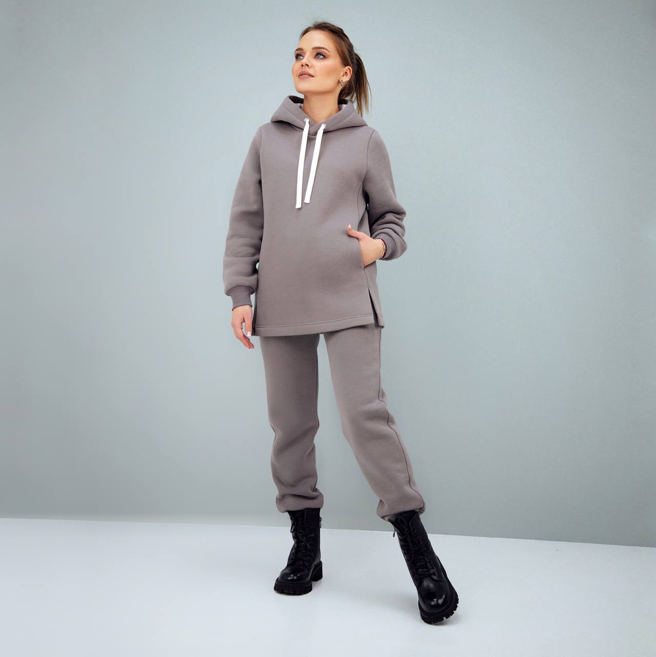 [Элина Патыкова] Костюм Начес. Худи + Брюки (Все размеры) (2023)