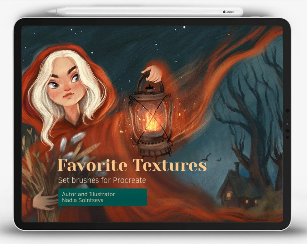 [Bocadebra] Любимые текстурные кисти для Procreate. Favorite Textures Brushes Procreate (2023)