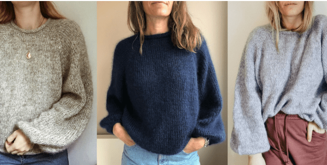 [Вяжи.ру, My favourite things knitwear] Пуловер с широким рукавом Sweater No. 6 (2024)