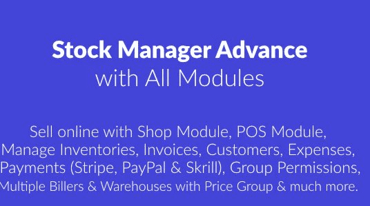 [CodeCayon] Stock Manager Advance with All Modules v3.4.47 nulled (2021)