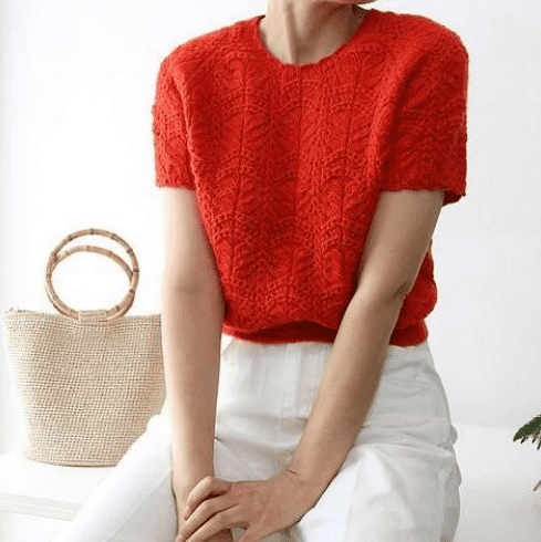 [Вяжи.ру, miir_knits] Кашемировый ажурный топ Le Tulip Summer (2025)