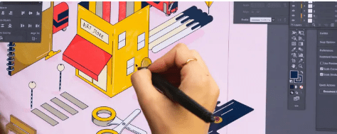 [Domestika] [Ana Pérez López] Изометрическая анимация с помощью Illustrator и After Effects (2024)