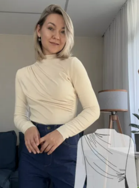 [mintmoon] Лонгслив #39. Размер 42-50. Рост 164-169 (2025)