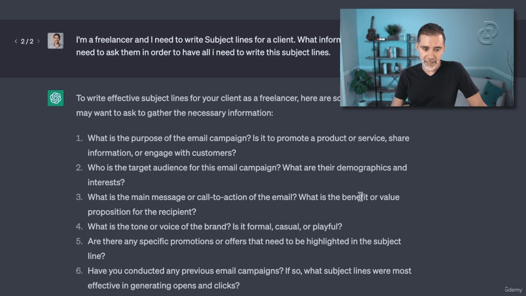 [Udemy] ChatGPT и Midjourney - 23 способа заработать деньги с помощью ИИ (часть 2 из 5) (2024)