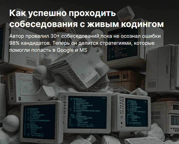 [Serge Bobrovsky] Как успешно проходить собеседования с живым кодингом (2025)
