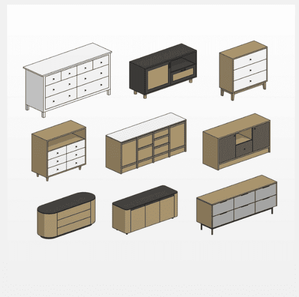 [INT Lines] Семейства Тумбы и комоды (2024)