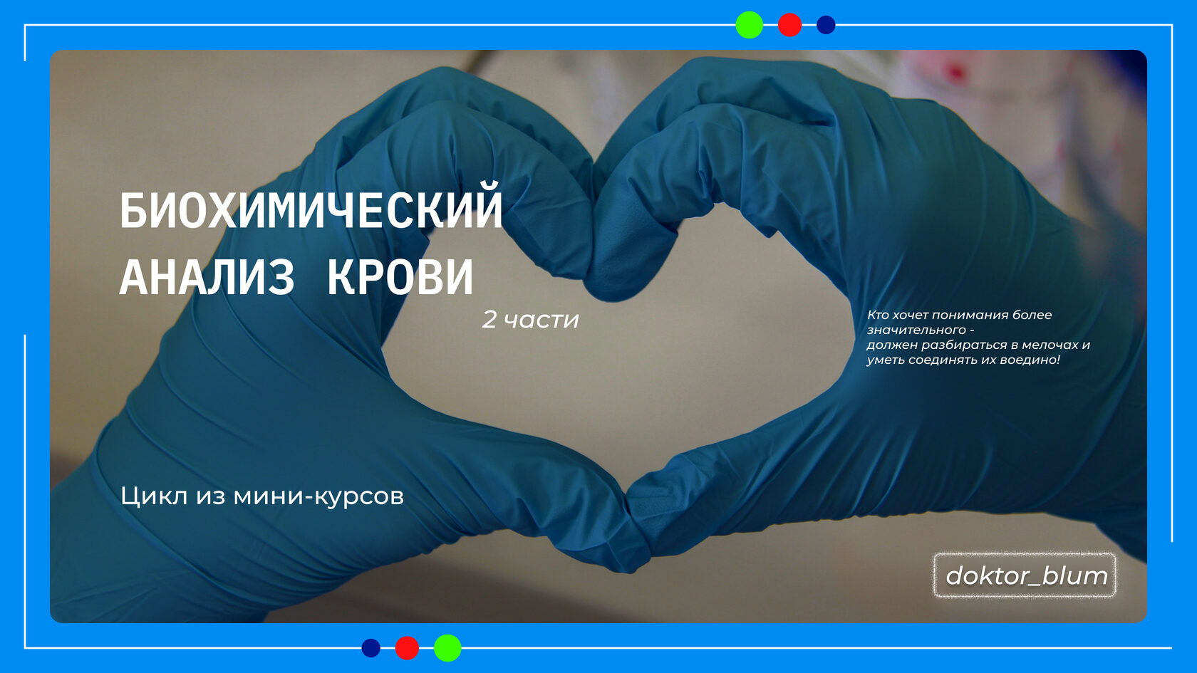 [Юлия Блюм] Биохимический анализ крови. Часть 1 (2025)