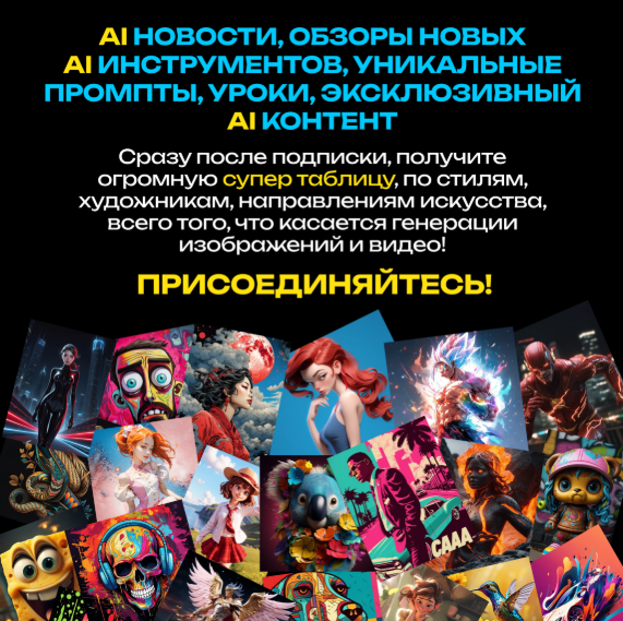 [Сергей Neyrograph] [NeyroGraph] Искусственный интеллект для творчества и заработка №7 (Август 2025)