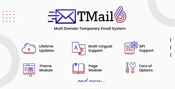 [Codecanyon] TMail - Multi Domain Temporary Email System