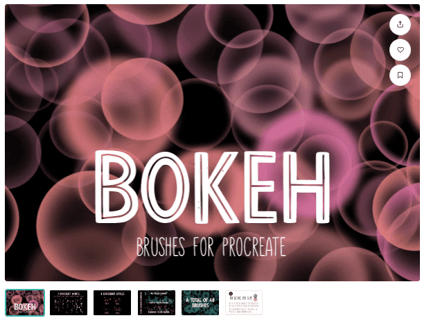 [creativemarket] Bokeh | Procreate Brushes (2022)