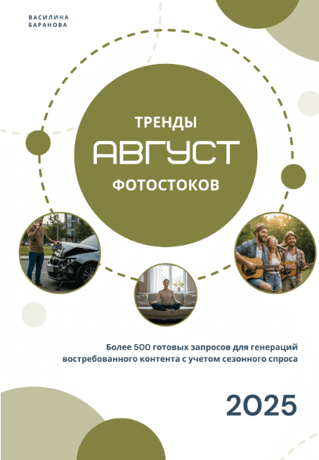 [Василина Баранова] [vasilinfo] Тренды фотостоков. Август (2025)